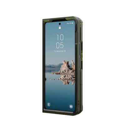 5. UAG Urban Armor Gear Plyo Pro Case | Samsung Galaxy Z Fold5 | olive (transparent)/space gray