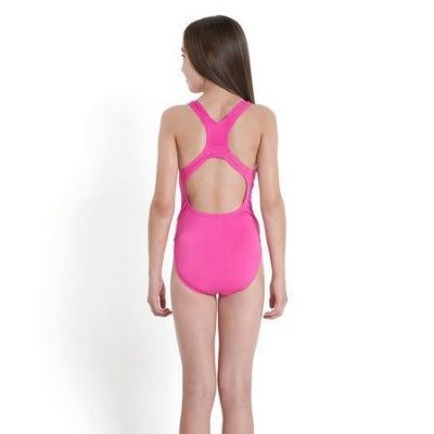 2. Speedo Girls' Endurance®+ Medalist Swimsuit 0728-A064