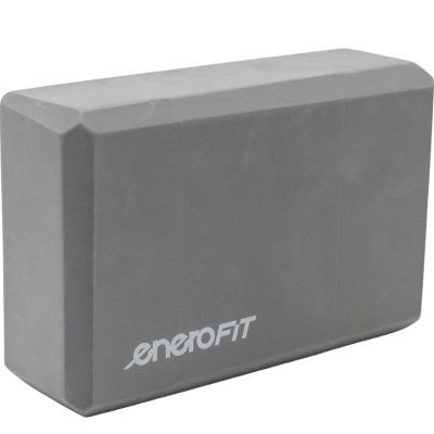 BLOCK CUBE FOR EXERCISES YOGA PILATES FITNESS GREY ENERO FIT