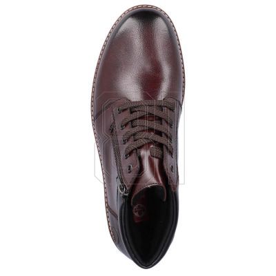 23. Comfortable leather boots insulated with wool Rieker M RKR625 brown