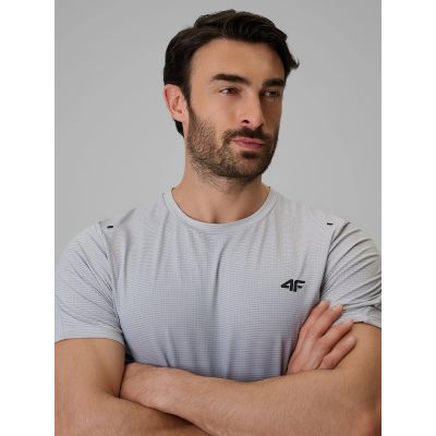 6. Men's quick-drying regular training T-shirt 4F 4FRSS26TFTSM2458-25A