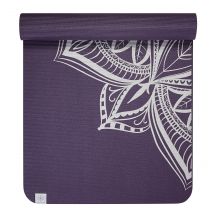 Yoga mat Gaiam Aubergine Medallion 6 mm 63844