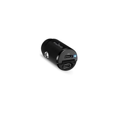 3. Puro Mini 30W Power Delivery 2 x USB-C Car Charger - Black