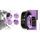 3. GIEWONT Smartwatch Black Light Purple 2 Straps GW200-8