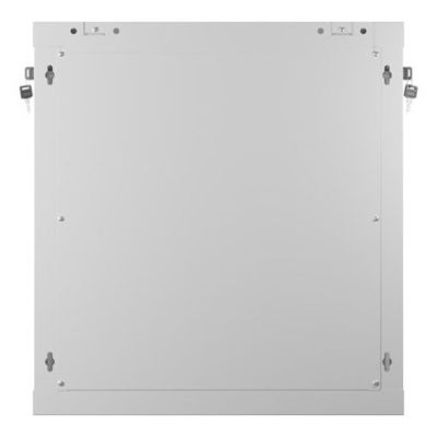 3. Lanberg 19" 12U 600X450 gray wall-mounted RACK installation cabinet with perforated doors (flat pack)