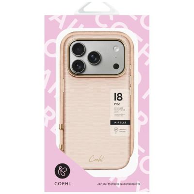 5. Uniq Coehl Mirelle Magnetic Charging Case for iPhone 18 Pro / 17 Pro - Pink