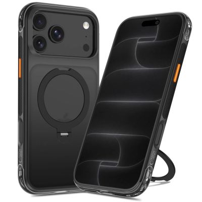 2. Tech-Protect MagAir Stand MagSafe CC Case for iPhone 18 Pro Max / 17 Pro Max - Matte Black