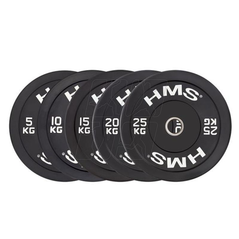 5. HMS BLACK BUMPER Olympic plate 20 kg BBR20