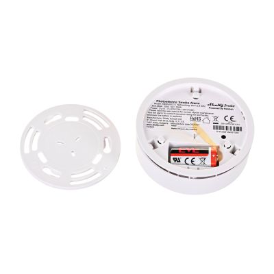 6. Shelly Plug & Play Plus Smoke Wireless Smoke Detector