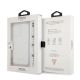 8. Guess GUHCP13LKPSWH iPhone 13 Pro / 13 6.1" Transparent Hardcase White Pearl