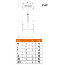 NEO tools protective trousers 81-233-XXXL Black
