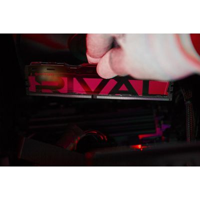 9. DDR4 8GB 3200MHz UDIMM goodram RIVAL Radiant Red