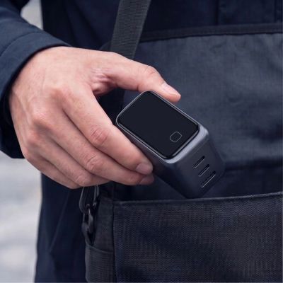 9. Tech-Protect PowerVision NC100W-GaN 3-Port PD 100W / QC3.0 Wall Charger - Dark Gray