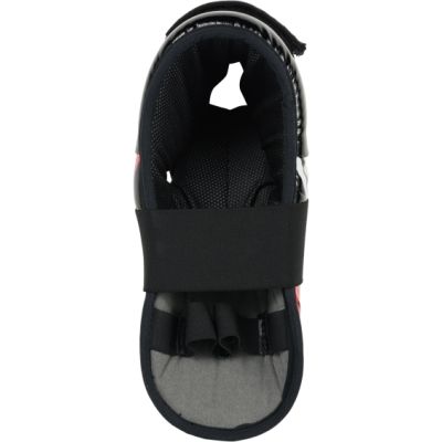 6. TOP TEN OSTT-PU "SUPERLIGHT" URBAN ARTS foot protectors black and red (WAKO APPROVED new)