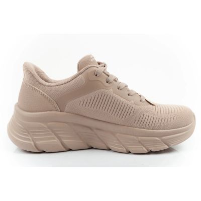 4. Skechers women's sports shoes Bobs B Flex SLIP-INS beige comfortable