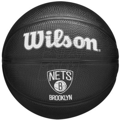 4. Ball Wilson Team Tribute Brooklyn Nets Mini Ball Jr. WZ4017604XB