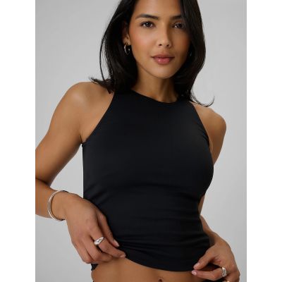 4. Women's sleeveless slim plain t-shirt 4F 4FRSS26TSLEF319-20S