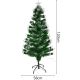 8. DECORATIVE FIBER OPTIC CHRISTMAS TREE WARM COOL WHITE 120CM