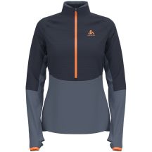 Women's ski mock-neck fleece Odlo DESCENT CW 200 SL navy blue
