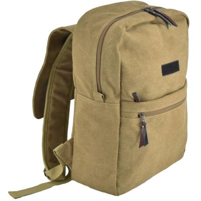 5. Brown Canvas Youth Backpack, SEMI LINE