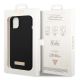 8. Guess GUHMP14MSBPLK iPhone 14 Plus 6.7" black/black hard case Silicone Logo Plate MagSafe