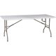 10. CATERING TABLE FOLDABLE INTO A SUITCASE 180x70CM MAX.100KG WHITE