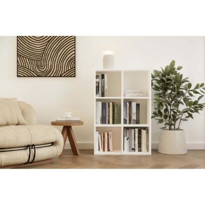 7. MALAX MINI SHELVING 2X3 WHITE