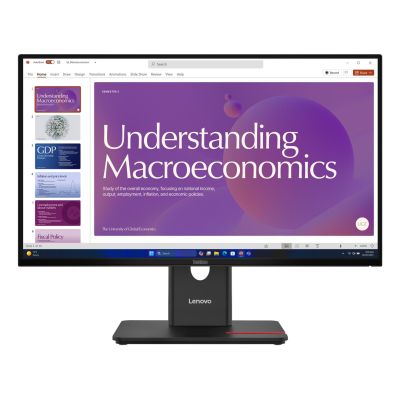 27. Lenovo ThinkVision T24D-40 Computer Monitor 60.5 cm (23.8") 1920 x 1080 px Full HD LCD Black