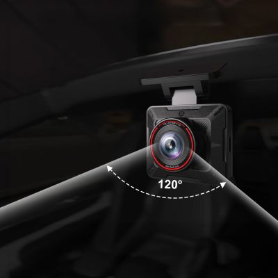 11. AKEEYO P1 car camera video recorder FullHD 30fps - black