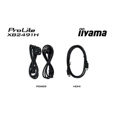 16. iiyama ProLite XB2491H-B1 computer monitor 60.5 cm (23.8") 1920 x 1080 px Full HD LCD Black