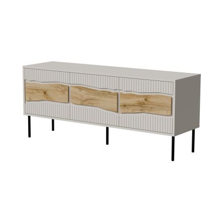 2. INSERTO 3D TV cabinet 143.5x40x61.5 cashmere + LED