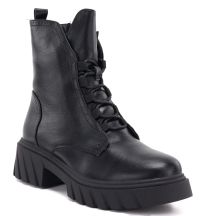 Women’s Black Block-Heel and Platform Ankle Boots Jezzi MR2502-9