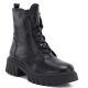 Women’s Black Block-Heel and Platform Ankle Boots Jezzi MR2502-9