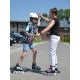 78. ROLLER SKATES-ROLLER SKATES-ICE SKATING 4IN1 ENERO PRO LED 34-37 PINK-GRAY