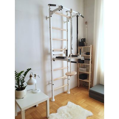 18. GYMNASTIC LADDER HANDLE BAR CHILDREN'S ACCESSORIES WHITE MAT BENCHK 413