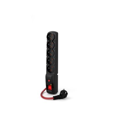 3. ACAR F5 POWER Black 5 x 230 V mains socket 5 m