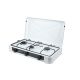 2. 3-Burner Portable Gas Cooker Ravanson K-03T (White)