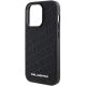 6. Karl Lagerfeld Quilted K Pattern iPhone 15 Pro Case - Black