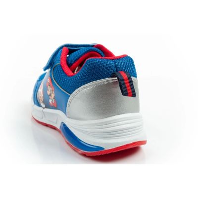 5. Leomil children's sports shoes Super Mario sneakers with velcro LED blue