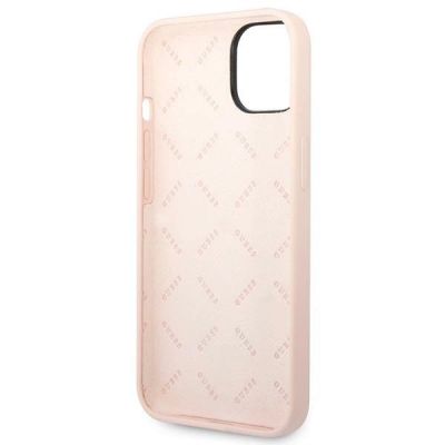7. Guess GUHCP14MSLTGP iPhone 14 Plus 6.7" pink/pink hardcase Silicone Triangle