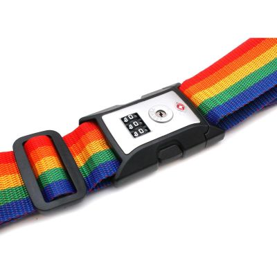 17. UNIVERSAL SECURITY STRAP FOR SUITCASE 180x5CM WITH PROWORLD CODE MULTICOLOR