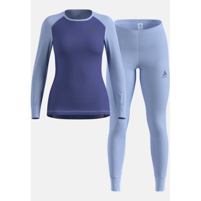 16. Thermal underwear - Odlo Set ACTIVE WARM Special Set size M Navy blue