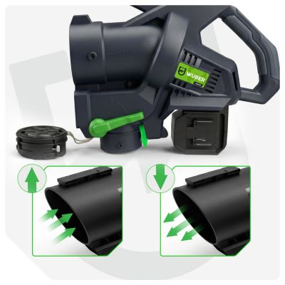 9. 40 V Leaf Blower, 245 km/h, W04403 WUBER