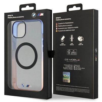 8. BMW Gradient Bumper MagSafe case for iPhone 14 Plus - gray
