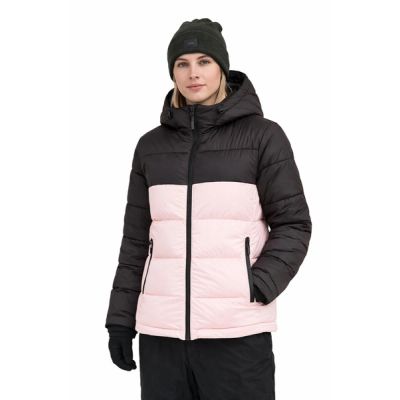O'neill O'riginals Puffer Jacket Peach Whip Color Block [1500070-44021] size S