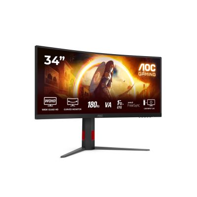 18. MONITOR AOC LED 34" CU34G4 180Hz