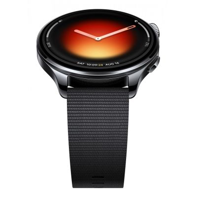 8. Xiaomi Watch 5 3.91 cm (1.54") AMOLED 47 mm Digital 480 x 480 px Touchscreen Black GPS
