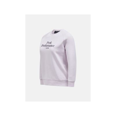 6. Peak Performance W Original Crew Purple Sweatshirt