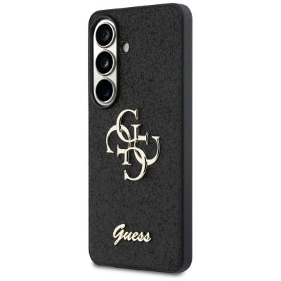 2. Guess Fixed Glitter Big 4G Metal Logo case for Samsung Galaxy S26 - black