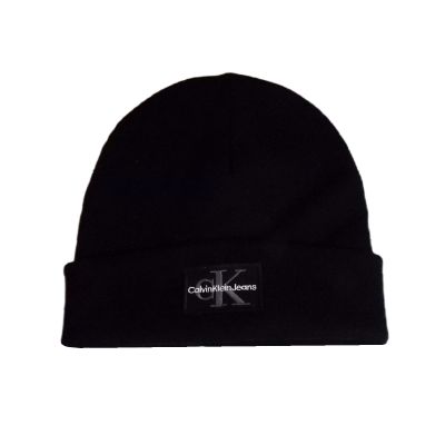 2. Calvin Klein CK Logo Beanie Black - LZ04D8080G-UB1